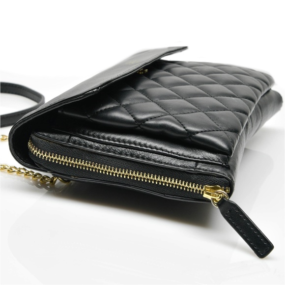 VINCE CAMUTO Ronan Quilted Leather Crossbody - Picture 3 of 9